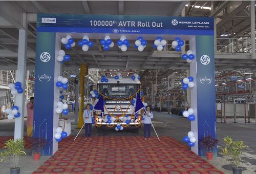 Ashok Leyland rolls out 100,000th AVTR truck 29 months after launch